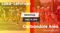 Matchup: Lake-Lehman vs. Carbondale Area  2019