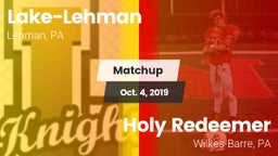 Matchup: Lake-Lehman vs. Holy Redeemer  2019