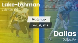 Matchup: Lake-Lehman vs. Dallas  2019