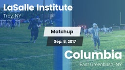 Matchup: LaSalle Institute vs. Columbia  2017