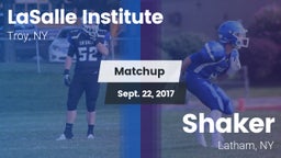 Matchup: LaSalle Institute vs. Shaker  2017