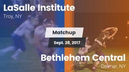 Matchup: LaSalle Institute vs. Bethlehem Central  2017