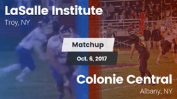 Matchup: LaSalle Institute vs. Colonie Central  2017