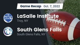 Recap: LaSalle Institute  vs. South Glens Falls  2022