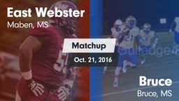 Matchup: East Webster vs. Bruce  2016