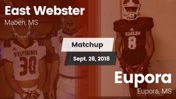 Matchup: East Webster vs. Eupora  2018
