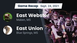 Recap: East Webster  vs. East Union  2021