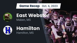 Recap: East Webster  vs. Hamilton  2023