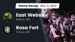 Recap: East Webster  vs. Rosa Fort  2023