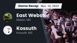 Recap: East Webster  vs. Kossuth  2023