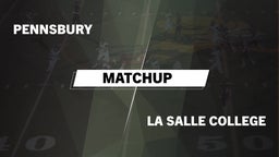 Matchup: Pennsbury vs. La Salle College  2016