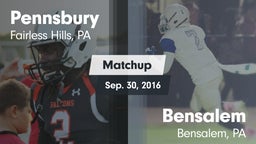 Matchup: Pennsbury vs. Bensalem  2016