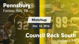 Matchup: Pennsbury vs. Council Rock South  2016