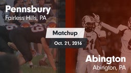 Matchup: Pennsbury vs. Abington  2016