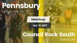 Matchup: Pennsbury vs. Council Rock South  2017