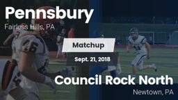 Matchup: Pennsbury vs. Council Rock North  2018