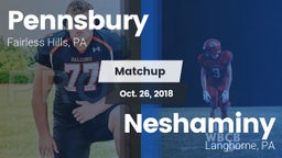 Matchup: Pennsbury vs. Neshaminy  2018