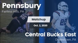 Matchup: Pennsbury vs. Central Bucks East  2020