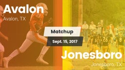 Matchup: Avalon vs. Jonesboro  2017