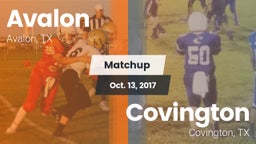 Matchup: Avalon vs. Covington  2017