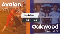 Matchup: Avalon vs. Oakwood  2018
