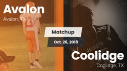 Matchup: Avalon vs. Coolidge  2018