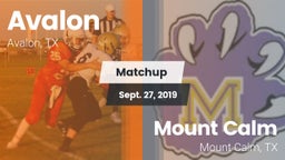 Matchup: Avalon vs. Mount Calm  2019