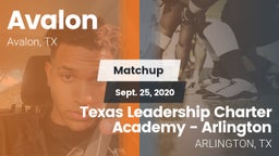 Matchup: Avalon vs. Texas Leadership Charter Academy - Arlington 2020