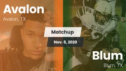 Matchup: Avalon vs. Blum  2020