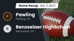 Recap: Pawling  vs. Rensselaer HighSchool 2017