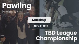 Matchup: Pawling vs. TBD League Championship 2018