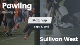 Matchup: Pawling vs. Sullivan West  2019