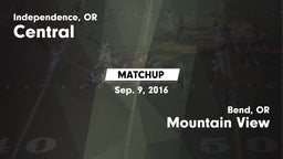 Matchup: Central vs. Mountain View  2016