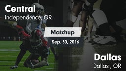Matchup: Central vs. Dallas  2016