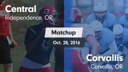 Matchup: Central vs. Corvallis  2016