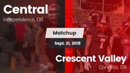 Matchup: Central vs. Crescent Valley  2018