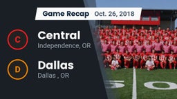 Recap: Central  vs. Dallas  2018