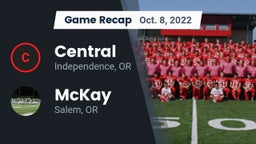Recap: Central  vs. McKay  2022