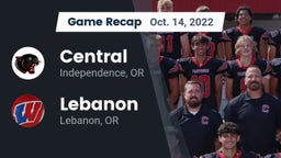 Recap: Central  vs. Lebanon  2022