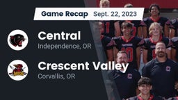 Recap: Central  vs. Crescent Valley  2023