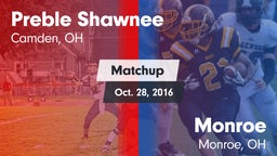 Matchup: Preble Shawnee vs. Monroe  2016