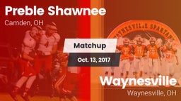 Matchup: Preble Shawnee vs. Waynesville  2017