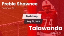 Matchup: Preble Shawnee vs. Talawanda  2019