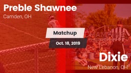 Matchup: Preble Shawnee vs. Dixie  2019