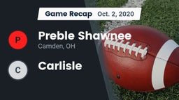 Recap: Preble Shawnee  vs. Carlisle 2020