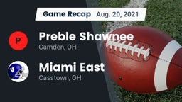 Recap: Preble Shawnee  vs. Miami East  2021