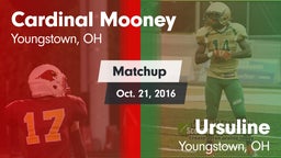 Matchup: Cardinal Mooney vs. Ursuline  2016