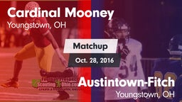 Matchup: Cardinal Mooney vs. Austintown-Fitch  2016