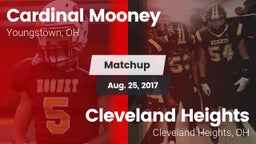 Matchup: Cardinal Mooney vs. Cleveland Heights  2017