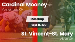 Matchup: Cardinal Mooney vs. St. Vincent-St. Mary  2017